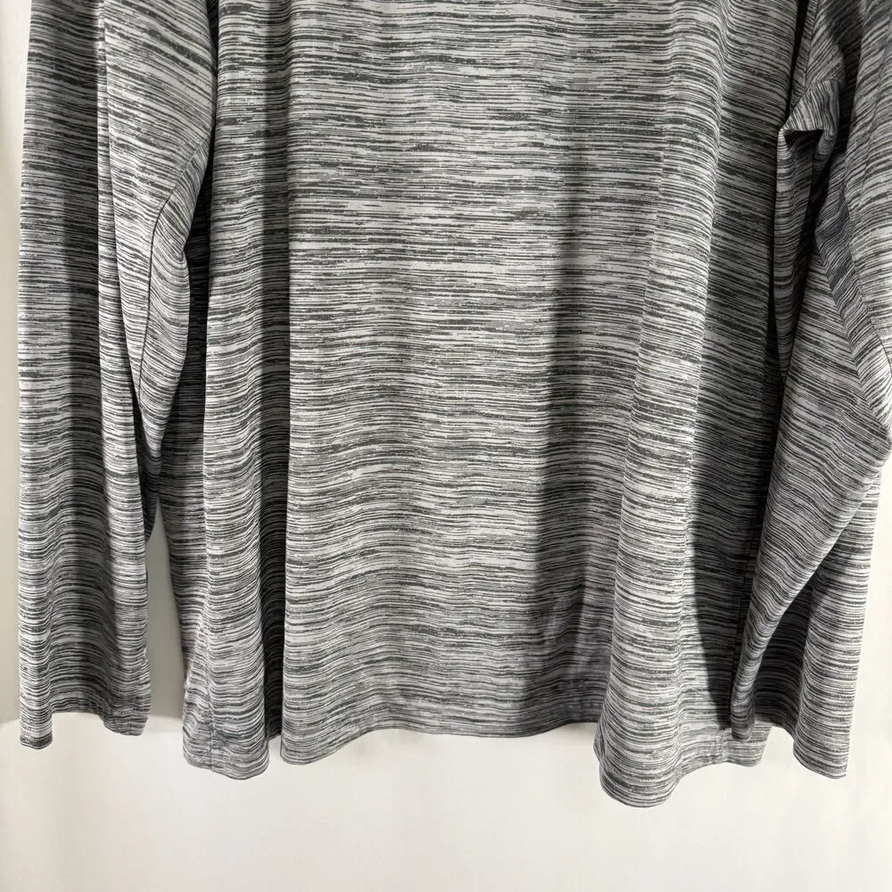 UNLV Rebels Nike Shirt Men's 3XL Heathered Grey Long Sleeve Crew Neck
